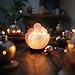 NatureBoost NB Himalayan Pink Salt Lamp Bowl with Salt Balls – Hand-Carved Crystal Rock Salt Lamp with Dimmer Switch & 2 Bulbs – Authentic from Pakistan – Soothing Amber Glow for Home & Office Décor