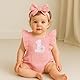 Winmany Baby Mädchen Erster Geburtstag Outfit 1. Geburtstag Süße Baumwolle Strampler Mit Stirnband Cake Smash Fotoshooting Bodysuits Kleidung
