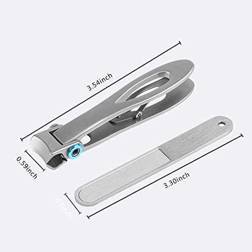 Sopito Nagelknipper, roestvrij staal, vingernagel teennagelknipper met nagelvijl. - Afbeelding 3