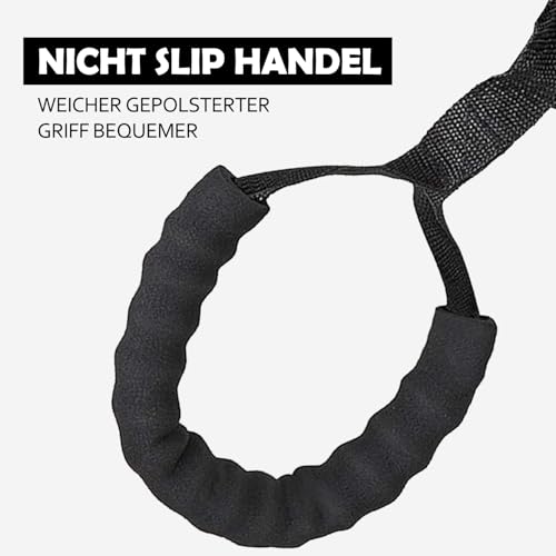 Dubest Schleppleine für Hunde,5M 10M 20M 30M Hundeleine Ausbildungsleine mit Weich Handschlaufe und Karabiner Robuste Nylon Trainingsleine für Kleine bis Große Hund (5M, Schwarz)