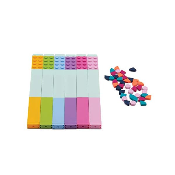 Lego DOTS 6er-Pack Marker mit schnell trocknender Tinte - Innovative Malwerkzeuge für angehende Lego Künstler – Bild 4