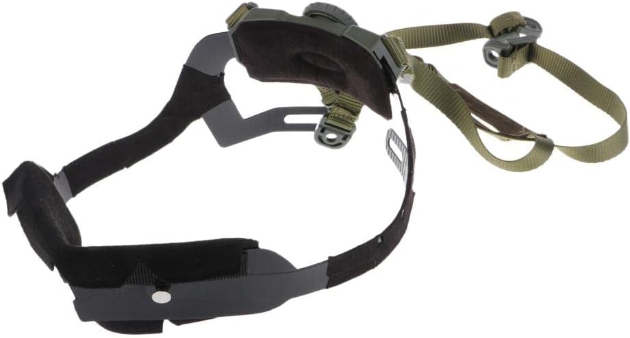 Universal Fit Chin Strap with Bolts for Fast MICH ACH IBH - Adjustable Buckles for Easy Tightness Control - Fits Most People - - Army Green, as described