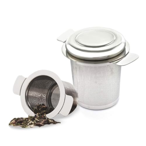 VAHDAM, Infusor para té clásico suelto | 18/8 acero inoxidable Loose Tea Steeper | Incluye los coladores y teteras