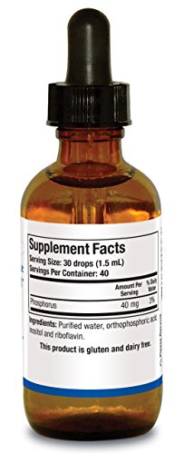 Biotics Research Super Phosphozyme Liquid™– Phosphorous In Liquid, Electrolytes. Healthy Bones And Teeth, Protein Production, Energy Support. 40Mg/Drop. 2 Fl Oz #TOP1