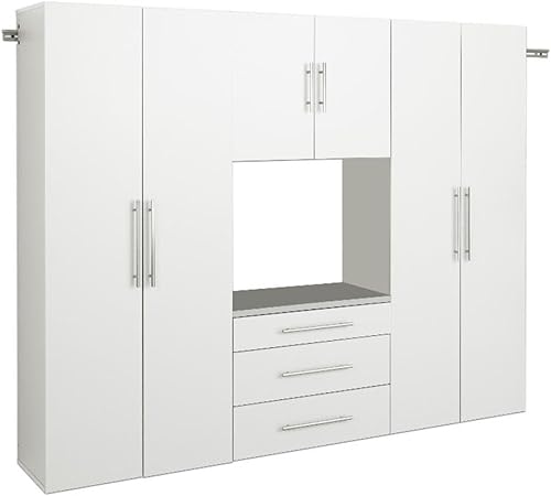 Miniatura 24 de Prepac HangUps Gabinete de almacenamiento de garaje de 108 pulgadas de ancho, el juego consta de 3 armarios montados en la pared, ideal para garaje,