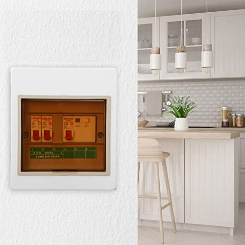 Jadeshay Consumer Unit 2 Way Garage Caravan Circuit Breaker 0A 30mA RCD 2MCB 6A+16A Consumer Circuit Breaker Box Fuse Board - Image 2