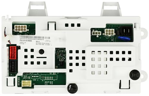W11578563 W11607637 CKD607637X Control Board Compatible with Whirlpool Amana Maytag Washers - Fits NTW4519JW2, WTW4850HW3, WTW4655JW2, WTW4855HW3, MVW4005SW0, RTW4519PW0, ATW4519PW0, ITW4880HW3