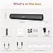 BESTISAN Soundbar, TV Sound Bar with Wired HDMI and Wireless Bluetooth 5.0 Home Theater System (28 Inch, Enhanced Bass Technology, 3-Inch Drivers, Bass Adjustable, Wall Mountable, DSP)