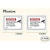 Picniva 2Pack 5 Audio and Video Recording CCTV Notice 1 Taxi Notice/Warning/Reminder Sign Sticker Decal