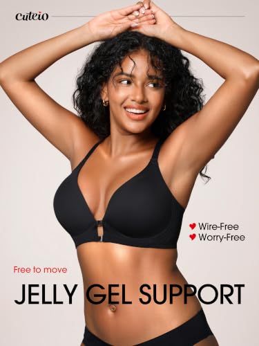 Image of Racerback Jelly Bras with Metal Magnetic Front Closure - S-XL