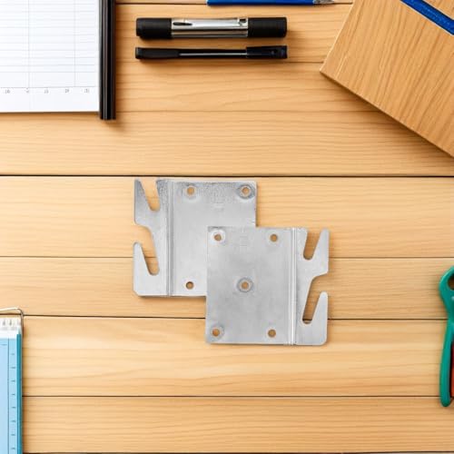 Support de lit robuste en bois avec fixations métalliques lot de 4 - 6
