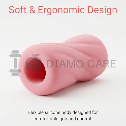 Image of Silicone Body Massager Tool, Twist Design Handheld Massage Roller, Ultra Soft Flexible Material for Muscle Relaxation, Hand Exercise & Daily Comfort Use for Men & Women