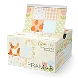 Framar Quilted Hair Foils For Highlighting - Pop Up Hair Foil For Hair Highlighting, Highlight Foils For Hair, Aluminum Foil Sheets, Salon Foils For Hair Stylist, Non Slip 500 Pop Up Foil Sheets