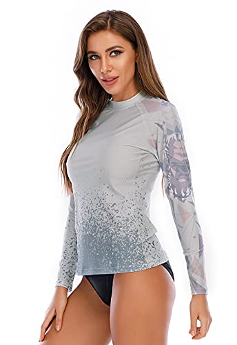 HUGE SPORTS Rash Guard da Donna Protezione Solare