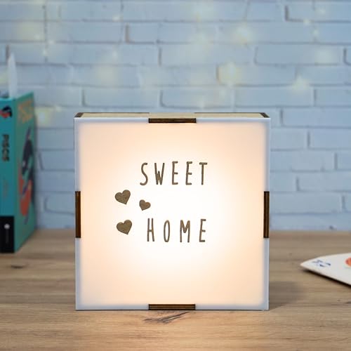 WONDEE Lámpara Decoración del Hogar autoPersonalizable, Regalos Originales para Mujer, Regalos Personalizados para Chicas, Regalos para Amigas Cumpleaños, Regalos Madre (Incluye cable USB C)