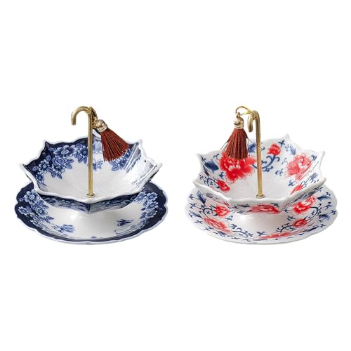 Elegant Ceramic Tea Infuser in Traditional Chinese Design - Umbrella-Shaped Filter for Tea Enthusiasts and Artistic Collectors - Image 6