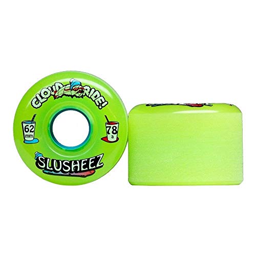 Cloud Ride! Slusheez 78A 62Mm, Lime Jelly #TOP1