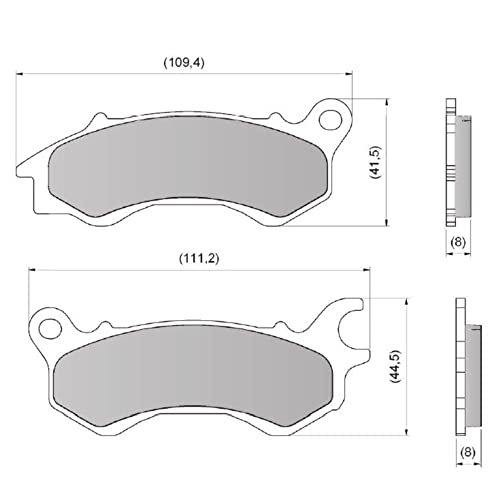 Pastilha Dianteira Dia-frag Cg 160 Titan Cbs 2015- Dfp-20861