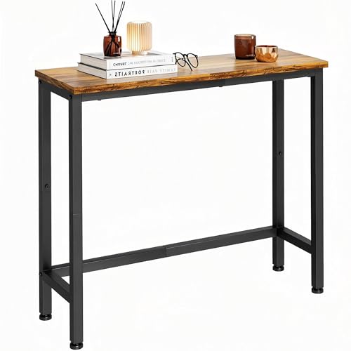 flevra 29.5 Inch Narrow Console Table, Small Entryway...