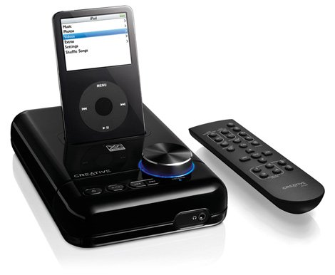 Creative Xdock Wireless Music System for iPod (Black) : Amazon.in