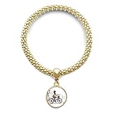 Größe: Die Größe jedes Kreisanhängers ist 1.8 cm x 1.8 cm (0.7 Zoll x 0.7 Zoll) und die Kettenlänge ist 19cm (7.5 Zoll);