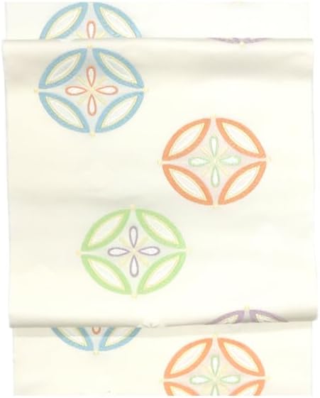 未着用　袋帯　サーモンピンク　菱模様　金通し　着物　帯　012k 未着用 袋帯 サーモンピンク 菱模様 金通し 着物 帯 012k