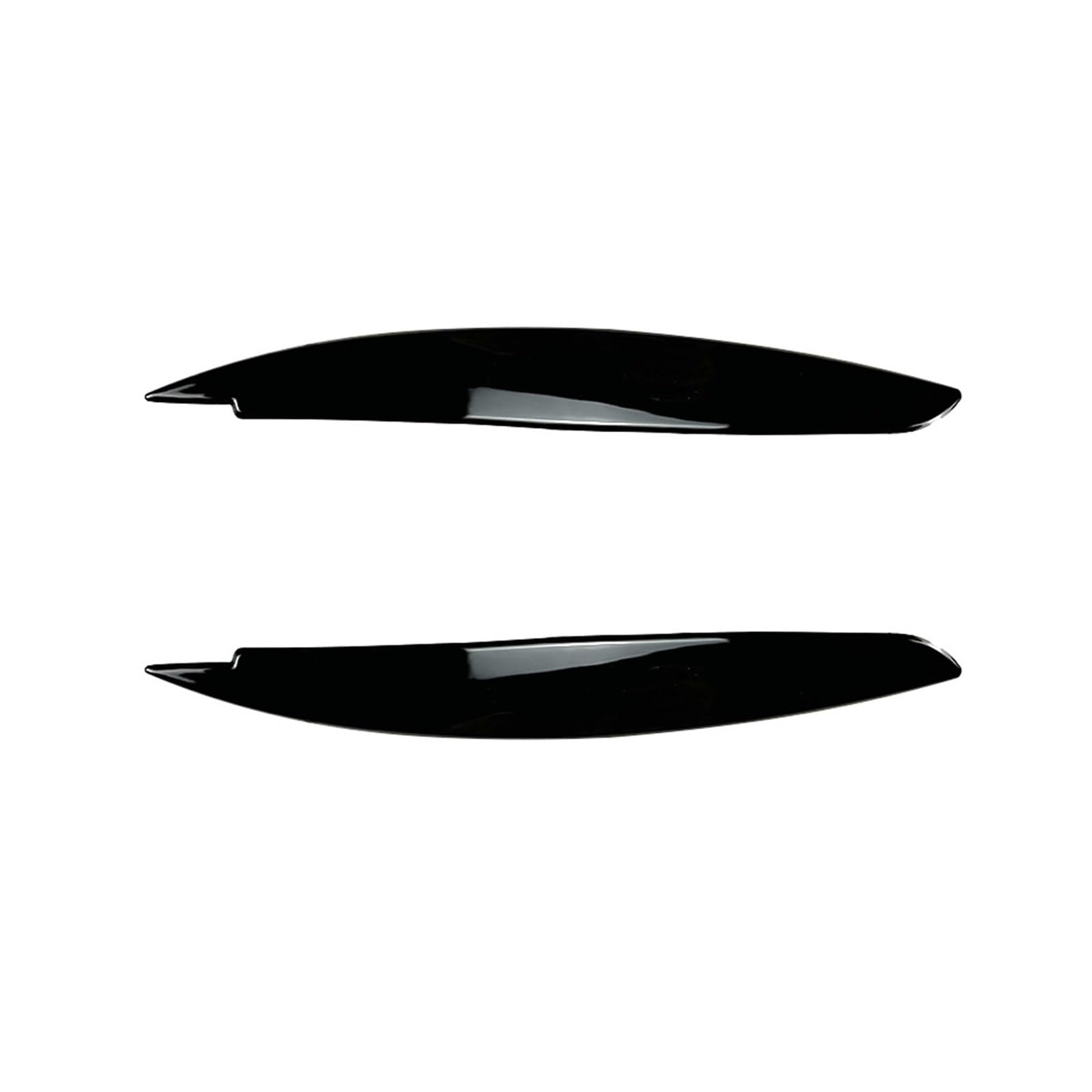 Contours de phares BMW E87 E81 finition noir brillant effet miroir luxe - 2