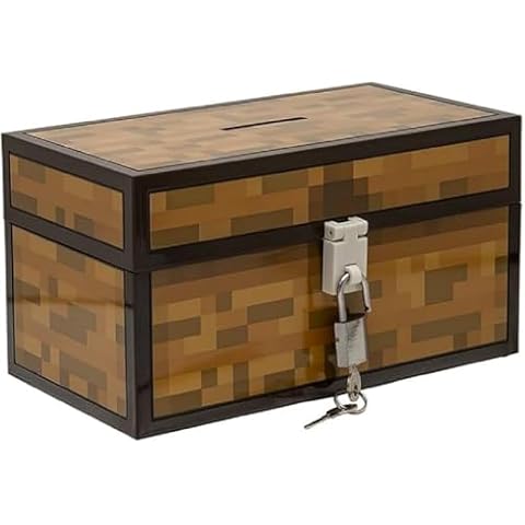 Minecraft Licensed Chest Money Box for Kids Cover