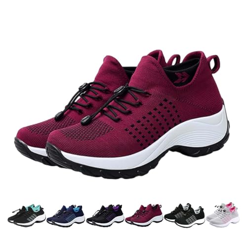 Comfort Wear Orthowear Shoes for Women, Comfortwear Ortho Shoes for Women Plantar Fasciitis, Non Slip Food Service Lightweight Sneaker, Nurse Orthopedic Stretch Cushion Sneakers