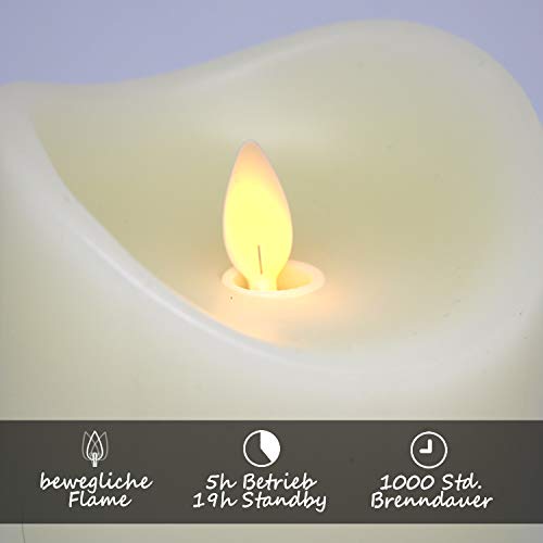 Bougie LED avec télécommande pour décoration de table sans risque - 5