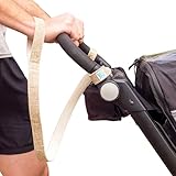 Lil & Mil Stroller Leash - Stroller Wrist Safety Strap Perfect for Jogging, Travel, and Hilly Walks - Universal Stroller Accessory, Durable & Comfortable - Take Stroller Safety to The Next Level