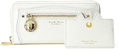 サマンサタバサプチチョイス 財布 長財布 ラウンドファスナー パスケース付き セーラームーン ルナ ホワイト Samantha Thavasa サマンサタバサ レディースバッグ 財布 Amazon