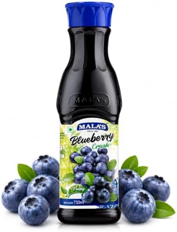 Mala's, Blue Berry Crush, 750 millilitre