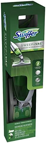 Swiffer Sweep + Vac Bagless Stick Vacuum and Floor Cleaner 4 amps Standard Green