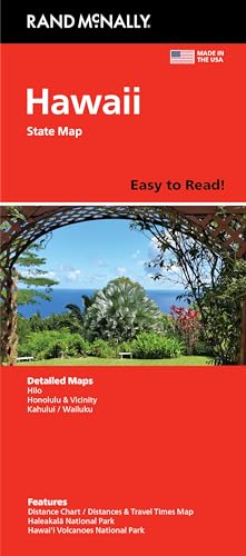 Rand McNally Easy to Read: Hawaii State Map