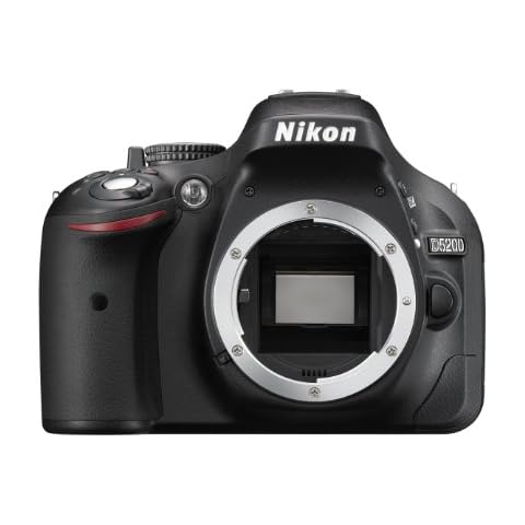 Nikon D5200 SLR-Digitalkamera TFT-Display, Full HD, HDMI) nur Gehäuse schwarz Cover