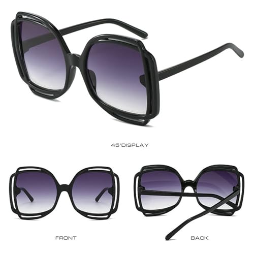 willochra Oversized round Butterfly Sunglasses for Women Fashion Outdoor Cat Eye Sunglasses Female Party Shades Glasses2