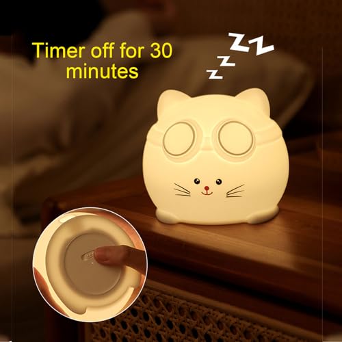 Lámpara de Noche de Silicona con Control Táctil y USB Recargable miniatura 7