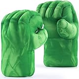 Matériau de haute qualité : rembourrage en coton polyester PP 3D. Les gants de super-héros sont doux et lavables en machine, confortables et délicats au toucher, les jouets de super-héros pour garçons sont assez rembourrés pour frapper l'enfant sans blesser.