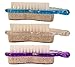 Pumice Stone with Foot Brush (3 Pack, Colors Vary) 2-in-1 Dead Skin Callus Remover Pedicure Tool for Feet