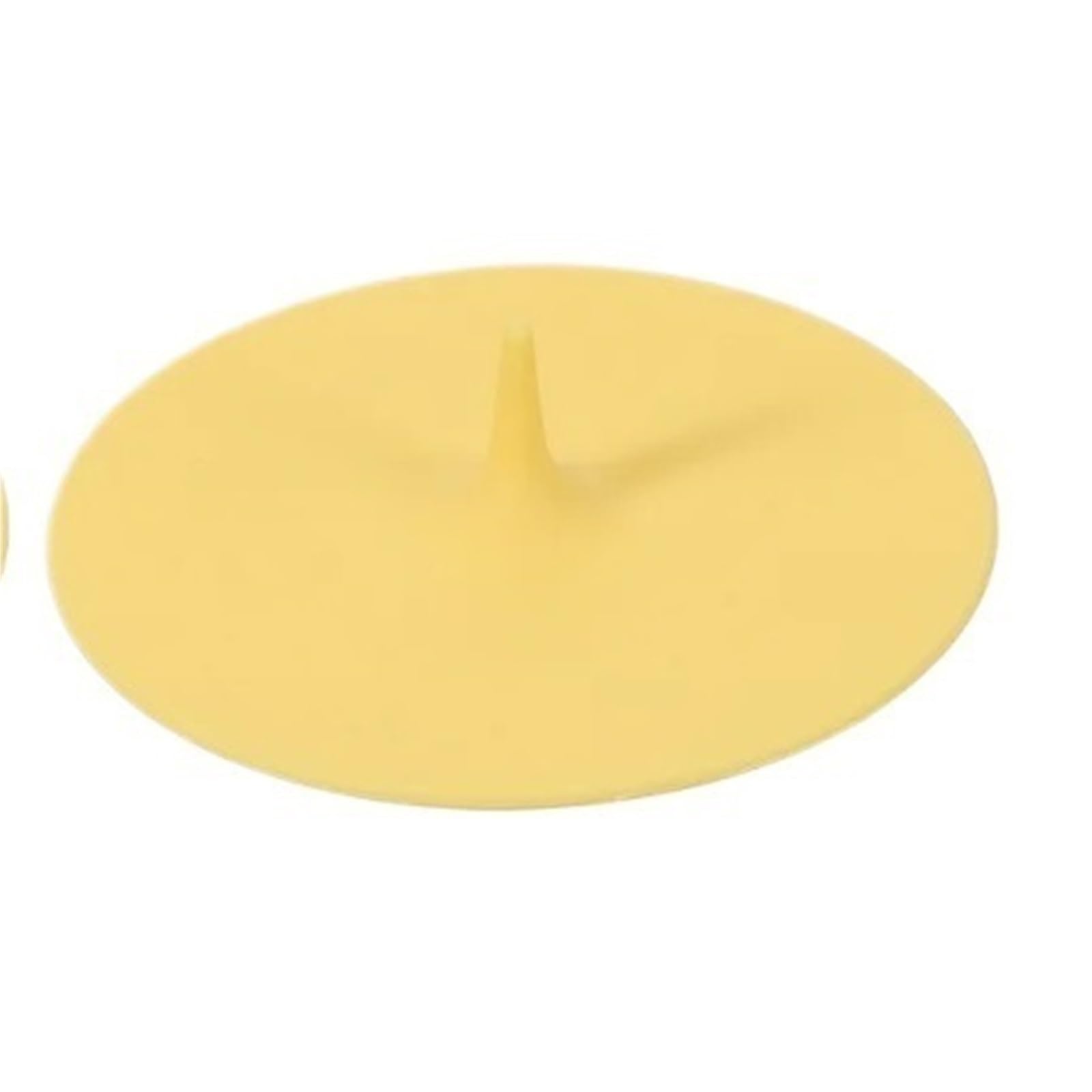 5Pcs Silicone Cup Covers Teardrop Universal Lids Reusable Drinking Hot Cold Beverages For Mugs Tea Cups Coffee for Coffee, Mug(Yellow)