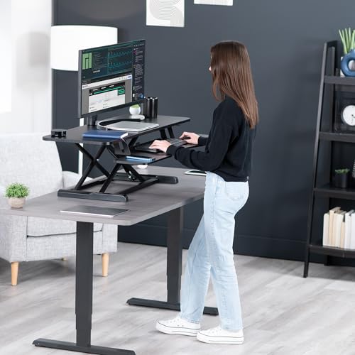 VIVO 48-inch K Series Dual-Monitor Standing Desk Converter — view 9