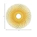 3M Scotch-Brite 80 Grit Yellow Radial Bristle Discs (Pack of 5) for Angle Grinder