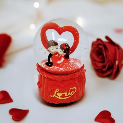 JRose Collections Schneekugel Liebespaar ~ Musikalisch ~ 100 mm ~ zum...