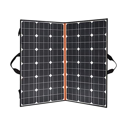 WNTHBJ Solar Panel Grid Folding Bag, 18V / 140W + SEA Aviation Connector Cable, Ultra-Thin Solar Panel, Portable Home Travel(1 pcs)