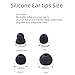 Aginkgo Replacement Ear Tips for Beats Urbeats2.0 Tour2.0 ibeats Beats x, Beats Flex Secure Fit for Powerbeats Pro Silicone Earbuds Washable Sweat-Resistant Noise Isolation 8 Pairs (White)