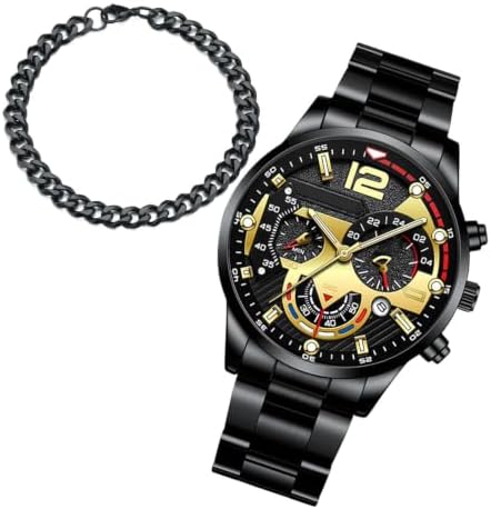 Business Watch Set for, Date Display, Alloy Case - 5