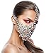 Glitzernde, übertriebene Strass-Kristallmasken, Accessoires, Nachtclub, Karneval, Venedig, Karneval und Karneval für Damen und Mädchen