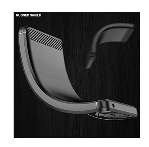 Image of Hybrid Carbon Fiber Back Case for Poco X5 5G / Mi Redmi Note 12 5G (Black)