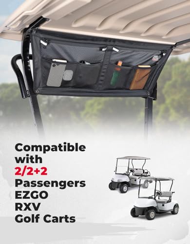 Sac de rangement pour chariot de golf imperméable à multi-poches - 7